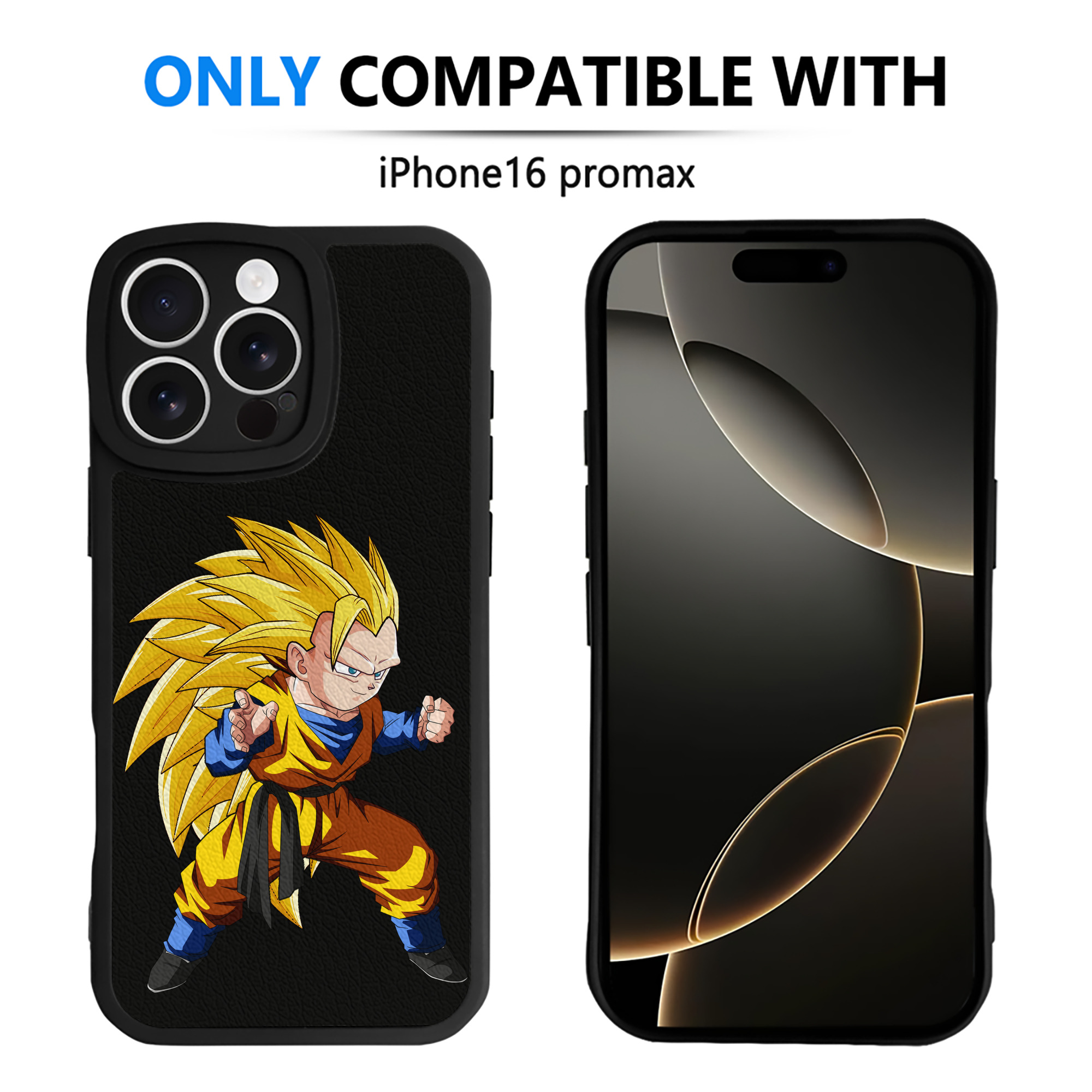 （画像用） ドラゴンボール ベジータ四世（Bejīta Yonsei）DRAGON BALL Vegeta IV 【iPhone 16シリーズ対応】シリコンスマホケース（レザー調） 材質：シリコン